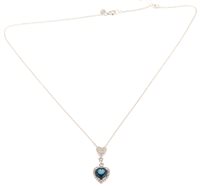 Collana Davite & Delucchi Donna in Oro bianco Topazio CLN011892TB - CLN011892TB